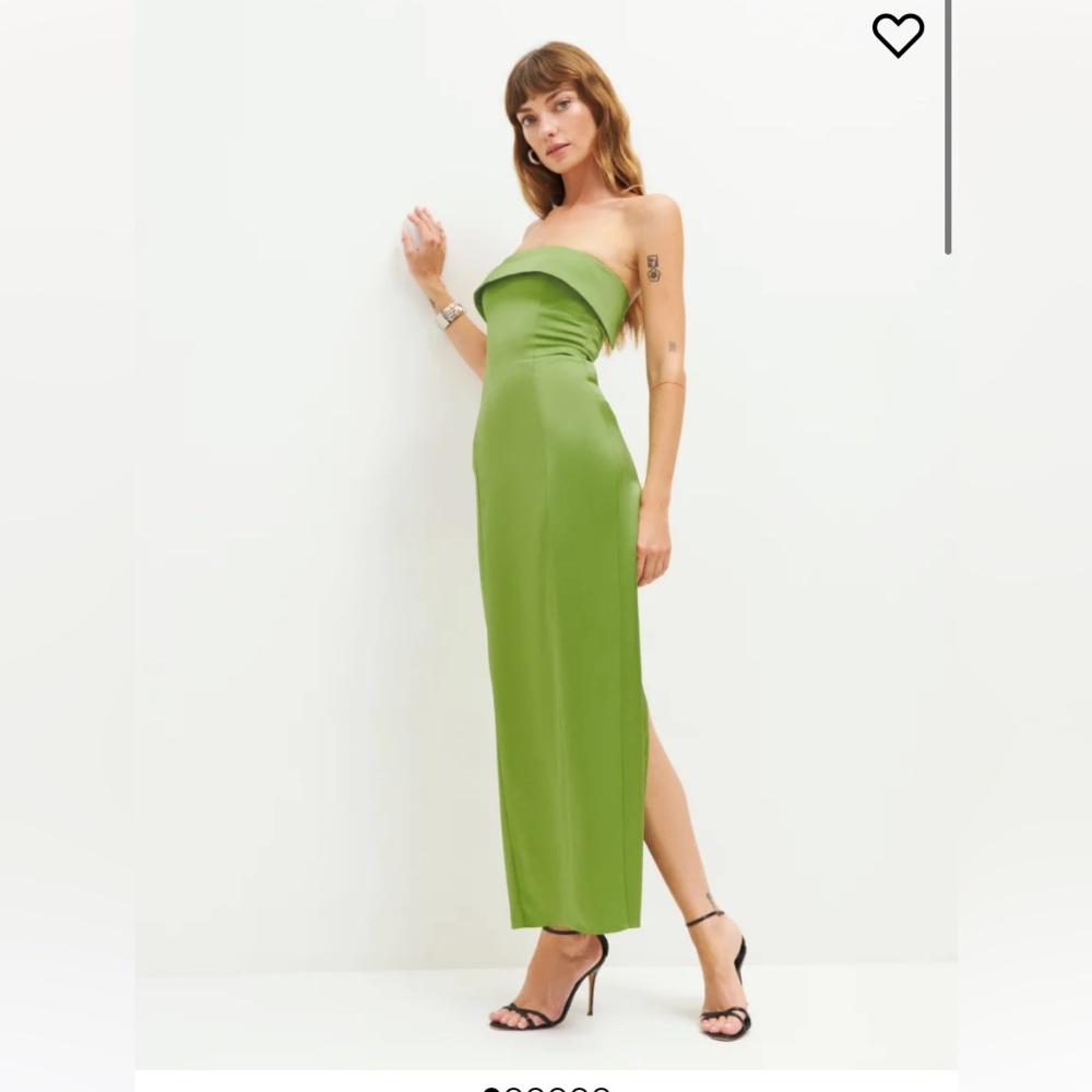 Reformation Johan satin dress